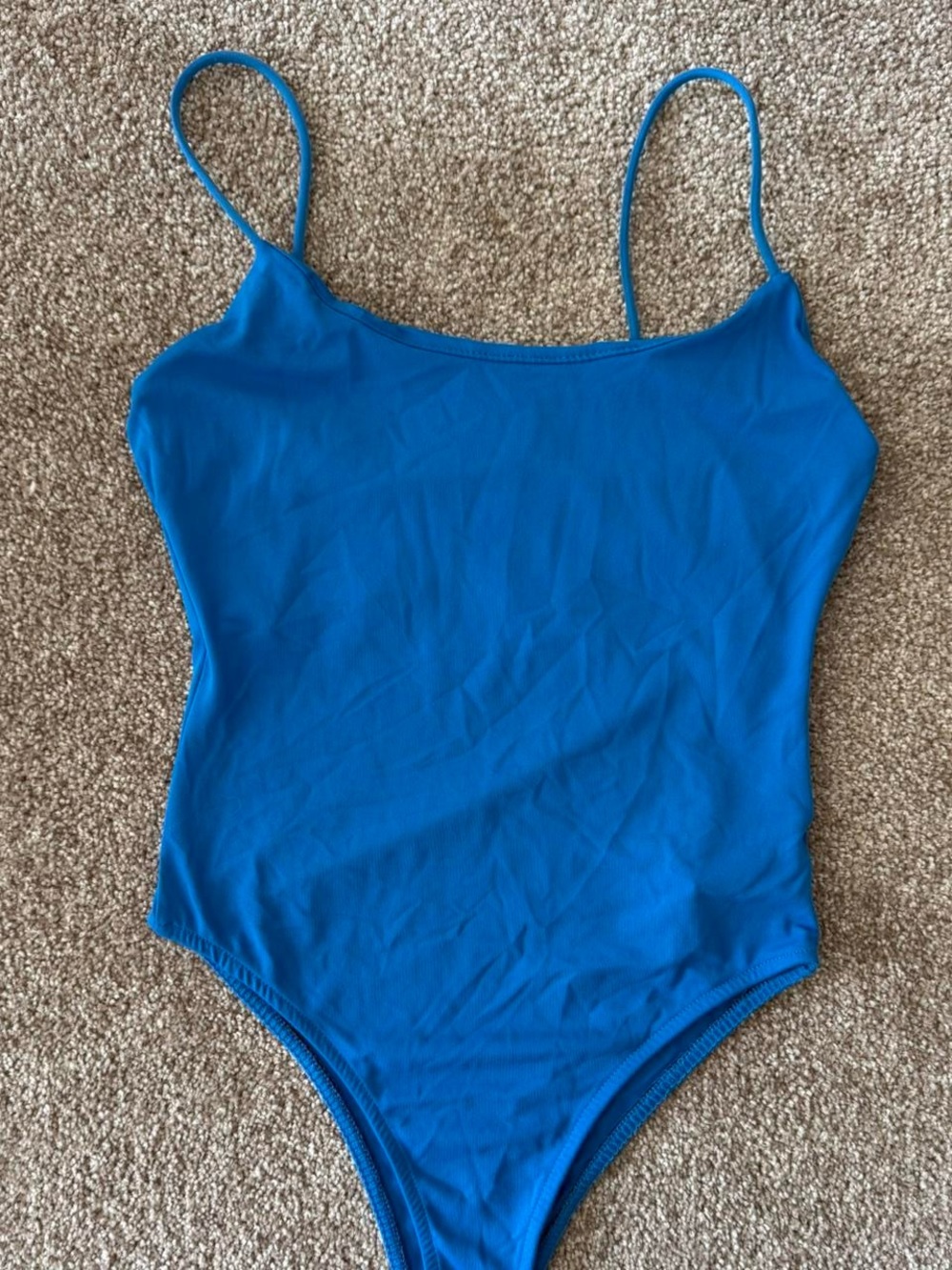 electric blue ultra stretchy & snatching bodysuit 🦋